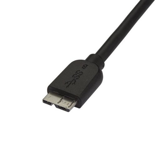 StarTech.com USB3AUB2MS USB cable USB 3.2 Gen 1 (3.1 Gen 1) 78.7" (2 m) USB A Micro-USB B 5 Gbit/s Black