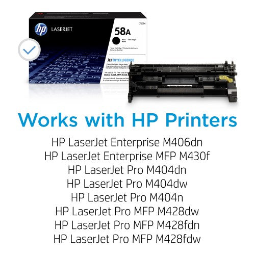 HP 58A Black Original LaserJet Toner Cartridge