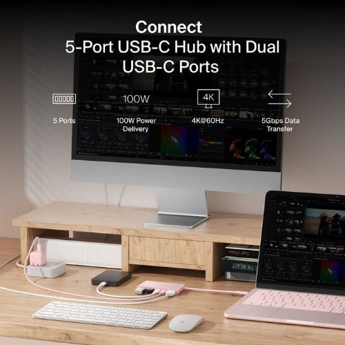 Belkin AVC022FQSGY USB Type-C 5000 Mbit/s Pink