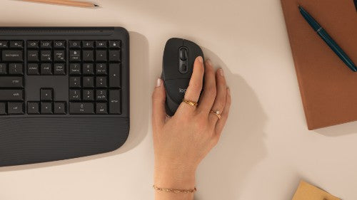 Logitech Signature Comfort Plus M850 L mouse Universal Right-hand RF Wireless + Bluetooth Optical 4000 DPI