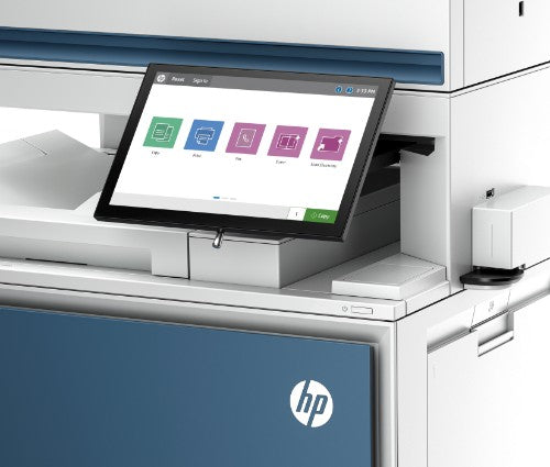 HP Color LaserJet Enterprise Flow LaserJet Enterprise Flow 6800zfw+ Multifunction Color Printer, Ethernet Only; Copier, Scanner