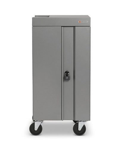 Bretford CUBE Cart Slim Portable device management cabinet Gray