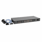 Rocstor SolidConnect SCM20 Managed L2 Gigabit Ethernet (10/100/1000) Power over Ethernet (PoE) Black