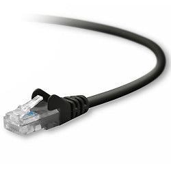 Belkin RJ45 Cat5e Patch Cable, Snagless Molded, 7.6m networking cable Black 299.2" (7.6 m) U/UTP (UTP) - Buy IT Solutions