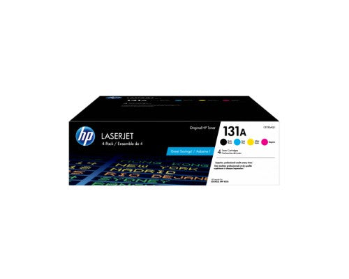 HP 131A 4-pack Black/Cyan/Magenta/Yellow Original LaserJet Toner Cartridges