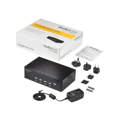 StarTech.com SV431DHD4KU KVM switch Rack mounting Black