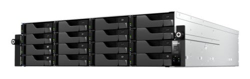Asustor LOCKERSTOR 16R Pro Gen2 NAS Desktop AMD Ryzen™ 7 7745 16 GB DDR5 0 TB Black, Steel