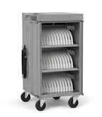 Bretford CUBE Cart Slim Portable device management cabinet Gray