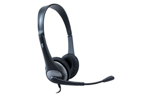 Cyber Acoustics AC-204 headphones/headset Wired Head-band Office/Call center Black