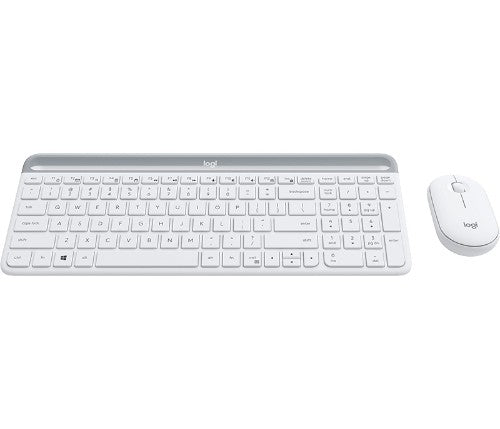 Logitech 920-009443 keyboard Mouse included Office RF Wireless English White