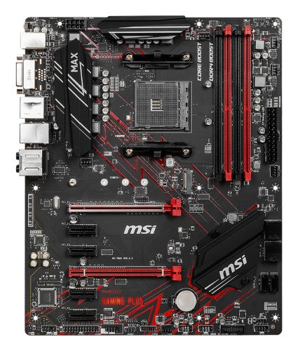 MSI B450 GAMING PLUS MAX motherboard AMD B450 Socket AM4 ATX