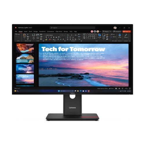 Lenovo ThinkVision T27QD-40 computer monitor 27" 2560 x 1440 pixels Wide Quad HD LED Black