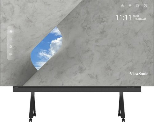 Viewsonic LDP163-091C signage display 163" LED Wi-Fi 600 cd/m² 4K Ultra HD Black Built-in processor Android 9