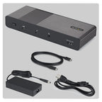 StarTech.com 206N-TB5USB4DOCK laptop dock/port replicator Wired Thunderbolt 5 Black, Gray
