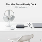 Plugable Technologies USBC-6950PDZ laptop dock/port replicator Wired USB 3.2 Gen 2 (3.1 Gen 2) Type-C Black