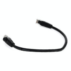AddOn Networks ADD-4FCAT6-BK-TAA networking cable Black 48" (1.22 m) Cat6 U/UTP (UTP)