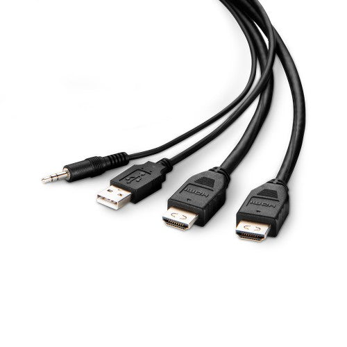 Belkin F1DN2CCBL-HH6T KVM cable Black 70.9" (1.8 m)