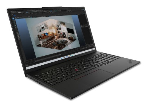 Lenovo ThinkPad P16s Gen 3 (Intel) Intel Core Ultra 7 165H Mobile workstation 16" WQUXGA 96 GB DDR5-SDRAM 2 TB SSD NVIDIA RTX 500 Ada Wi-Fi 6E (802.11ax) Windows 11 Pro English Black