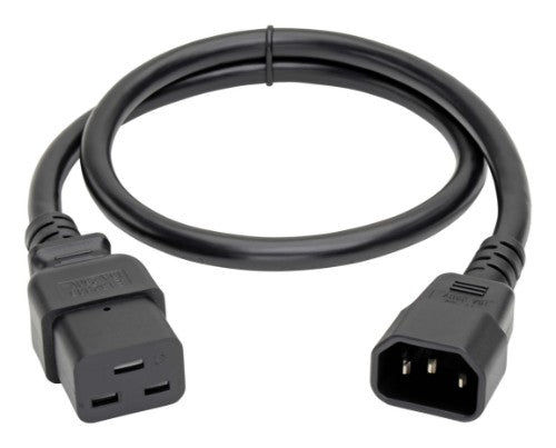 Eaton P037-002 power cable Black 23.6" (0.6 m) IEC C14 C21 coupler