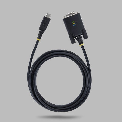 StarTech.com 1P6FFC-USB-C-SERIAL serial cable Black 78.7" (2 m) USB Type-C RS-232