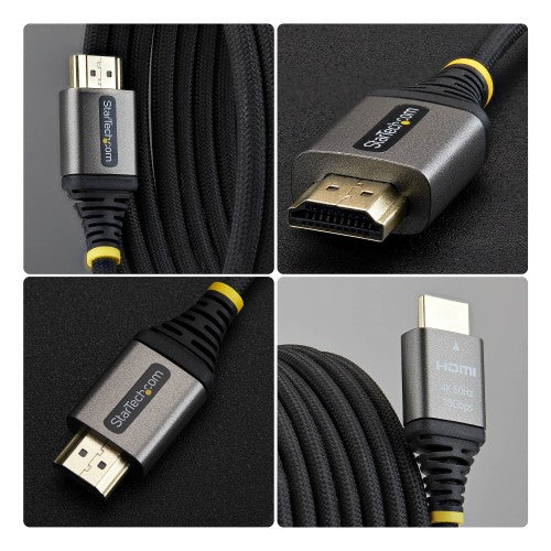 StarTech.com HDMI2-FLEX-4K60-10F HDMI cable 118.1" (3 m) HDMI Type A (Standard) Black, Silver