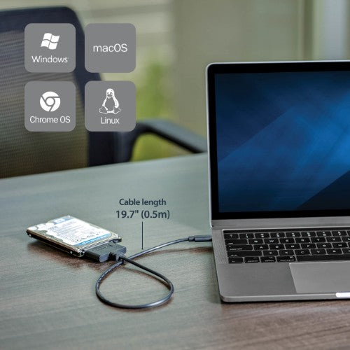 StarTech.com USB31CSAT3CB laptop dock/port replicator Black