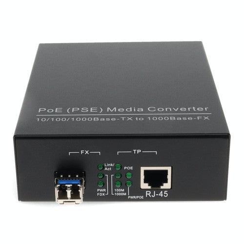 AddOn Networks ADD-GMC-LX-LC-POE network media converter 1000 Mbit/s 1310 nm Single-mode Black