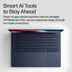HP EliteBook X G2a 14 inch Notebook Next Gen AI PC Wolf Pro Security Edition Copilot+ PC Laptop 14" 3K 32 GB LPDDR5x-SDRAM 1 TB SSD Wi-Fi 7 (802.11be) Windows 11 Pro Blue