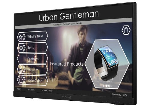Planar Systems PCT2235 computer monitor 21.5" 1920 x 1080 pixels Full HD LCD Touchscreen Black