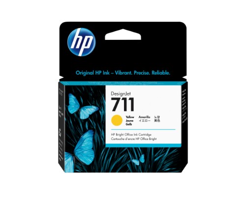 CZ132A (711) Ink cartridge yellow, 29ml