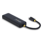 StarTech.com H5C4A-USB-HUB interface hub USB 3.2 Gen 1 (3.1 Gen 1) Type-C 5000 Mbit/s Black