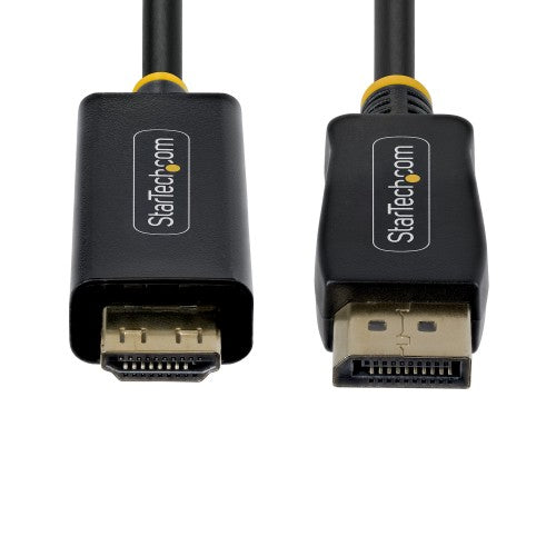 StarTech.com 3M-DP-HDMI-4K60-GR video cable adapter 118.1" (3 m) DisplayPort HDMI Type A (Standard) Black