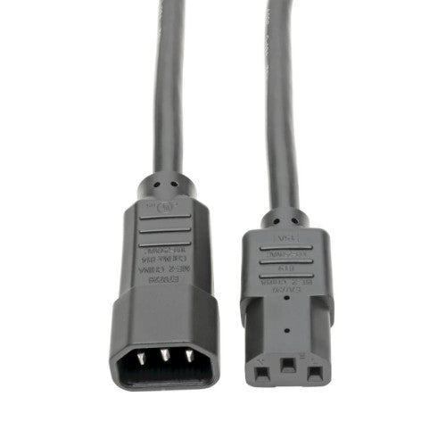 Tripp Lite P005-18N power cable Black 18.1" (0.46 m) C13 coupler C14 coupler