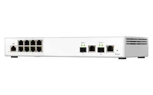 QNAP QSW-M2108-2C network switch Managed L2 2.5G Ethernet (100/1000/2500) Gray, White