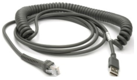 Zebra CBA-U29-C15ZBR USB cable USB 2.0 179.9" (4.57 m) USB A Black