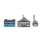 Tripp Lite U209-30N-IND serial cable Black 29.9" (0.76 m) USB A (MALE) DB9 (MALE)