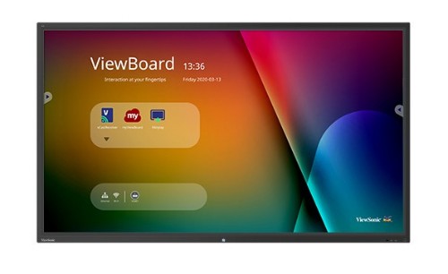 Viewsonic IFP9850-E1 signage display Interactive flat panel 98" LED 350 cd/m² 4K Ultra HD Black Touchscreen Built-in processor Android 8.0