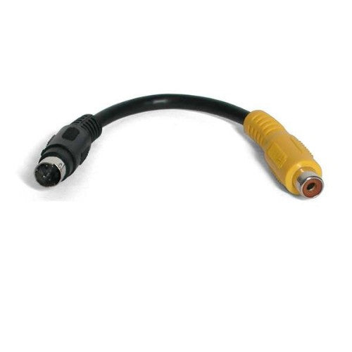 StarTech.com 6 inch S-Video to Composite Video Adapter S-video cable 5.91" (0.15 m) Black - Buy IT Solutions