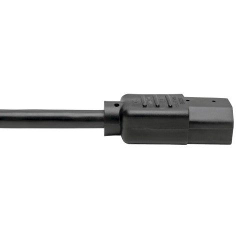 Tripp Lite P004-18N-2C13 power cable Black 18" (0.457 m) C14 coupler 2 x C13 coupler
