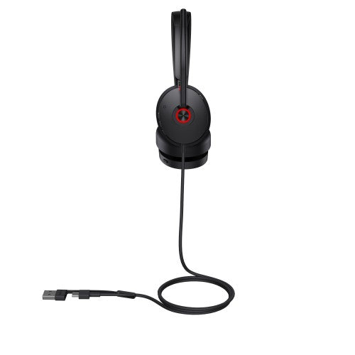 Yealink UH48 Dual Teams USB-C/A Headset Wired Head-band Office/Call center USB Type-C / USB Type-A Black