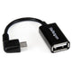 StarTech.com UUSBOTGRA USB cable USB 2.0 5" (0.127 m) Micro-USB B USB A 0.48 Gbit/s Black