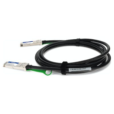 AddOn Networks QSFP-100G-PDAC3M-I-AO InfiniBand/fibre optic cable 118.1" (3 m) QSFP28 Black, Silver