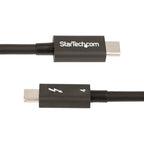 StarTech.com TBLT4MM1M Thunderbolt cable 39.4" (1 m) 40 Gbit/s Black