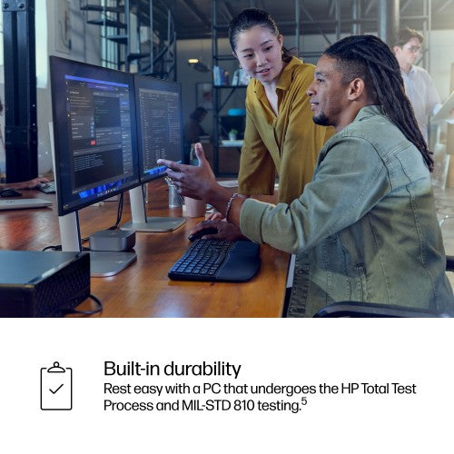 HP EliteDesk 8 SFF G1i AI Wolf Pro Security Edition Intel Core Ultra 5 235 16 GB DDR5-SDRAM 512 GB SSD Windows 11 Pro PC AI PC Black