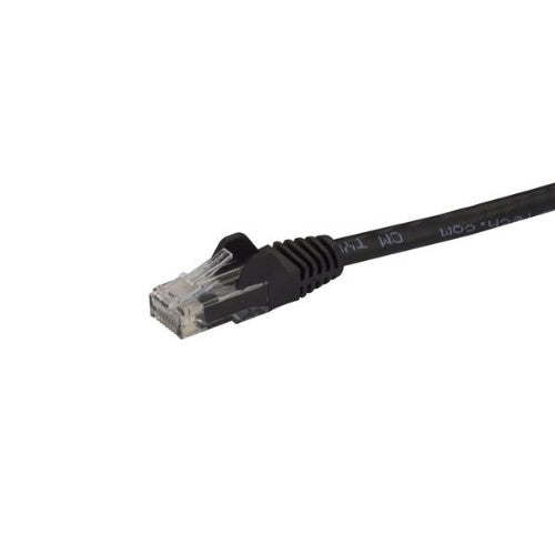 StarTech.com N6PATCH100BK networking cable Black 1200.8" (30.5 m) Cat6 U/UTP (UTP)