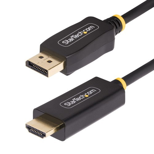 StarTech.com 1M-DP-HDMI-4K60-HDR video cable adapter 39.4" (1 m) DisplayPort HDMI Type A (Standard) Black