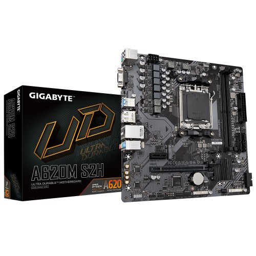 GIGABYTE A620M S2H motherboard AMD A620 Socket AM5 micro ATX