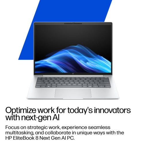 HP EliteBook 8 G1i 14 inch Notebook Next Gen AI PC Wolf Pro Security Edition Intel Core Ultra 7 268V 14" WUXGA Silver