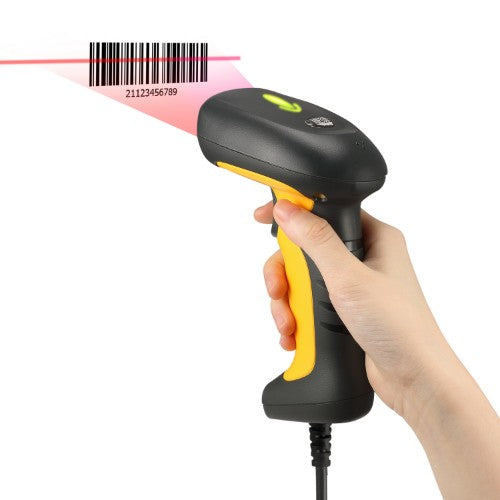 Adesso NuScan 5200TU Handheld bar code reader 1D/2D CMOS Yellow