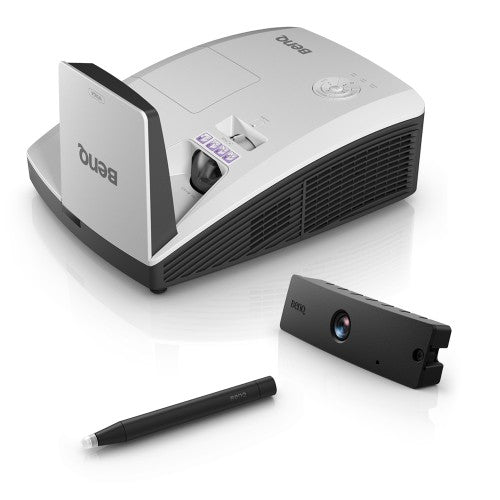 BenQ MW855UST+ Ultra short throw projector 3500 ANSI lumens DLP WXGA (1280x800) 3D Black, White